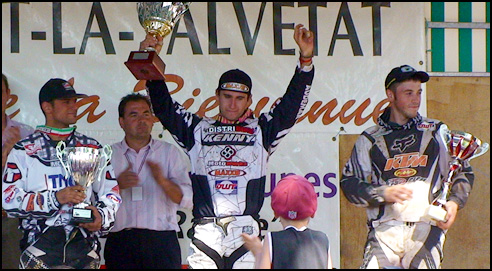 2010 European Quadcross ATV Motocross Racing Podium Round 5