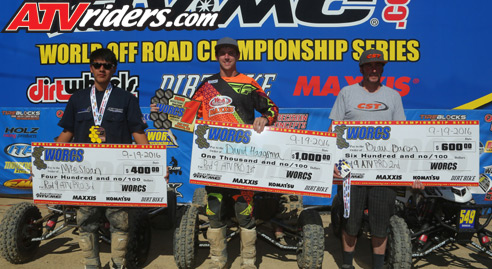 WORCS Racing Pro ATV Podium