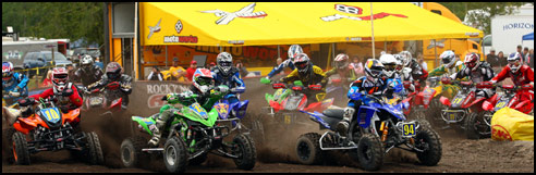 Yamaha YFZ450R ATV Dustin Nelson Holeshot