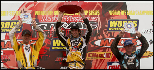 WORCS Racing Pro ATV Podium