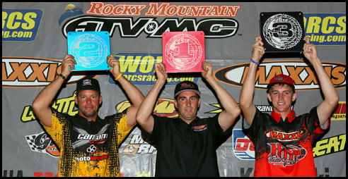 2012 WORCS Pro ATV Championship Podium