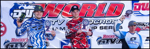World ATV Motocross Championship Series Pro ATV Podium