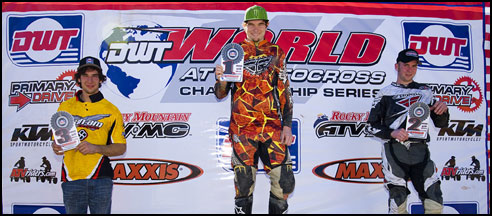 World ATV Motocross Championship Series Pro ATV Podium