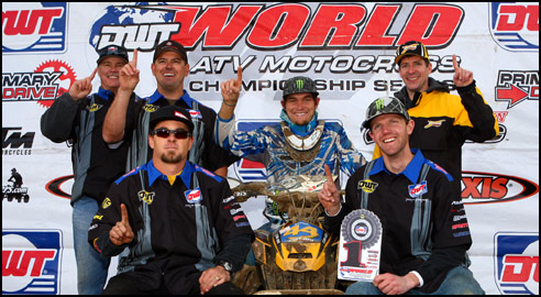 World ATV Motocross Championship Series Pro ATV Podium