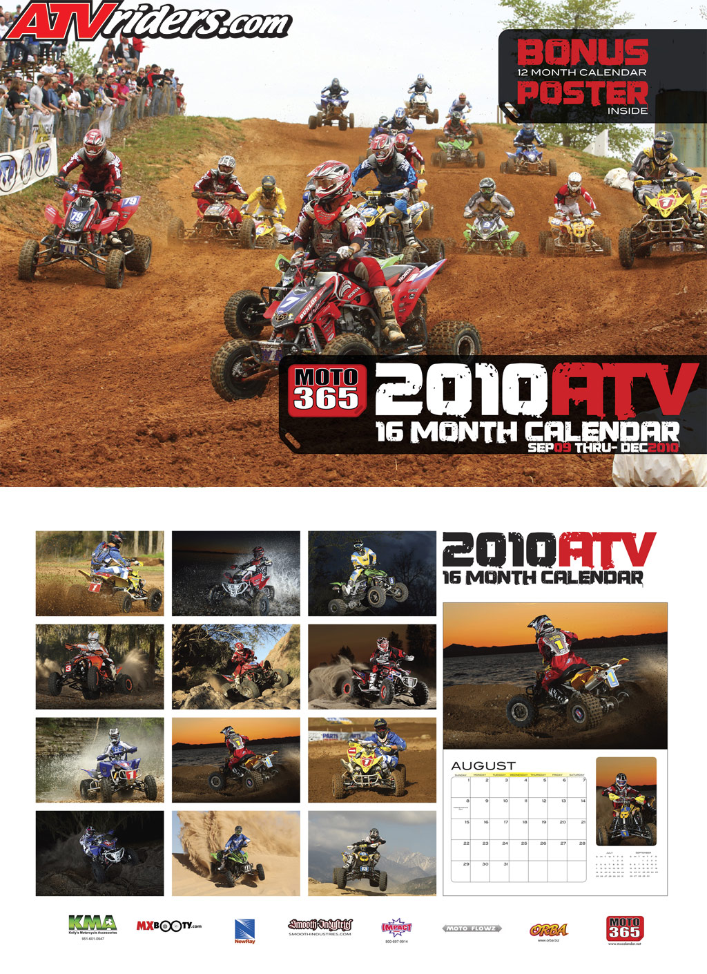 2010 ATV & SxS 16 Month Calendars Released