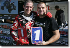 2011 ACU Quadcross Britsh ATV Champion John Mitchell 