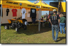 Akraix Can-Am Merchandise Tent Set-Up