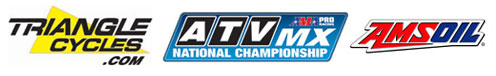AMA ATV Motocross National Motocross Racing Series Logo