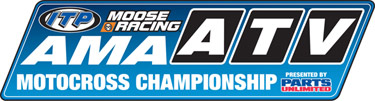 AMA ATV Motocross National Motocross Racing Series Logo