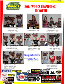 2011 WORCS JR Youth ATV Champions