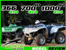 2008 Arctic Cat Thundercat 1000, 700 H1 & 366 ATV Review