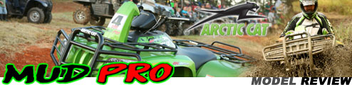 2009 Arctic Cat Mud Pro 700 H1 EFI Utility ATV Test Ride Review