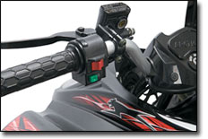 Arctic Cat DVX90 ATV Controls