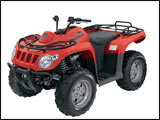 Red Arctic Cat 366 ATV