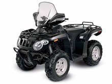 Black Arctic Cat 366 ATV