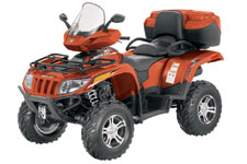 2012 Arctic Cat TRV 700i GT Cruiser 4x4 Utility ATV - Sunset Orange 