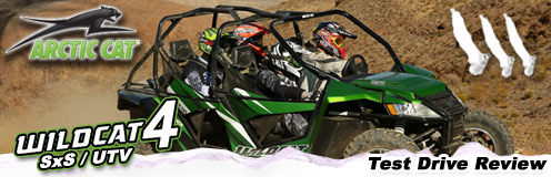 2013 Arctic Cat Wildcat 4 1000 SxS / UTV Test Drive Review