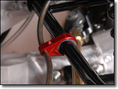 Streamline ATV Brake Line Clamps - Kawasaki KFX 450R