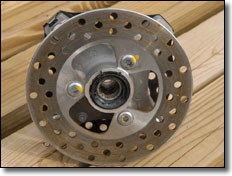 Rear ATV brake rotors 