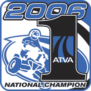 2006 ATV National Champion #1 Plate