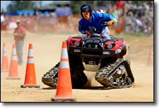 2010 Brimston Recreation area -  Yamaha Grizzly ATV Tracked