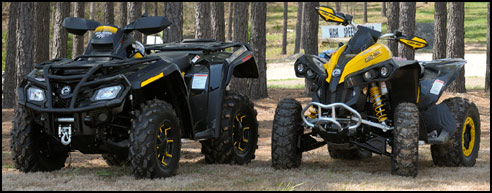 2010  BRP CanAm Outlander & Renegade Utility ATV Models