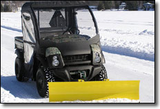 Kawsaki Mule Snow Plow