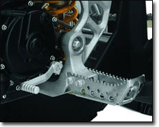 DS450 ATV Racing Kick-Up Footpegs