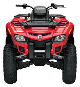 Front Can-Am Outlander 800R ATV