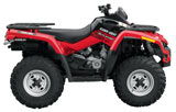 Side Can-Am Outlander 800R ATV