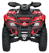 Red Can-Am Outlander XT ATV