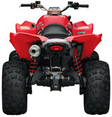 Red Can-Am Renegade 500 rear