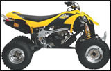 DS450 ATV Red White Right