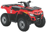 Red Outlander 400 4x4 ATV