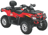 Can-Am Outlander Max 650 XT ATV red