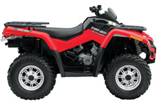 Side, Outlander 500 4x4 ATV