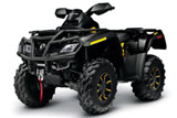  Can-Am Outlander 800R XT-P 4x4 ATV Rear