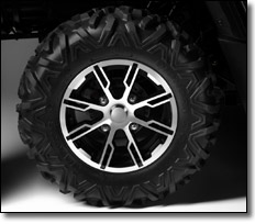 2012 Commander LTD 1000 UTV 27" Maxxis Bighorn 2.0 Tires with aluminum wheels