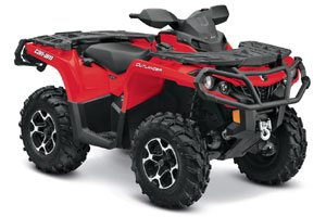 2013 CanAm Outlander 650 XT EFI 4x4 Utility ATV
