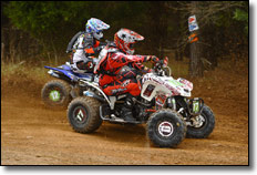 DeRisi Racing's Eric Hoyland Honda TRX450R