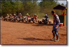 John Natalie -training youth racer - Pro ATV MX