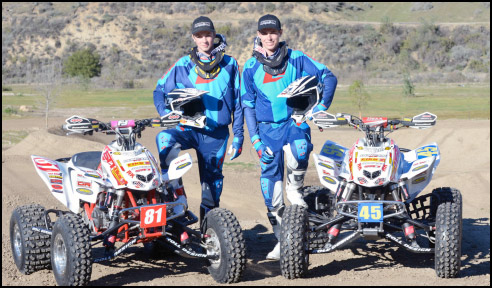 Garrin Fuller & Levi Shirley - Honda 450R ATV Race Team