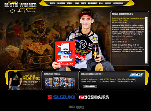 Dustin Wimmer ATV Motocross Racing