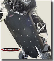 Factory UTV Polaris RZR XP 4 900 Side-by-Side UHMW Skid Plates