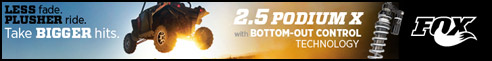 FOX 2.5 Podium X SxS / UTV Shocks