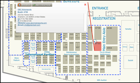 Dealer Expo Map