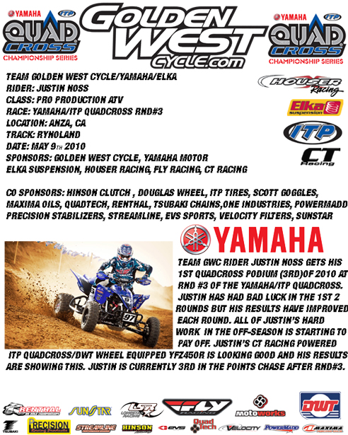 Golden West Cycle / Yamaha Motors - ATV & Motorcycles