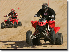 Polaris Outlaw 525S ATV Drag Race