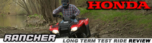 2014 Honda Rancher 420 Long Term Review