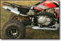 Honda TRX400EX ATV slip-on Exhaust system